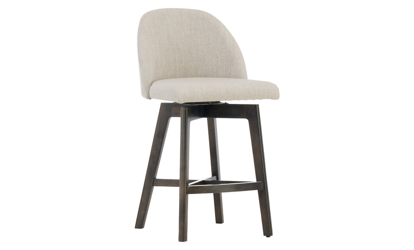 Downtown Gray Swivel Counter Stool